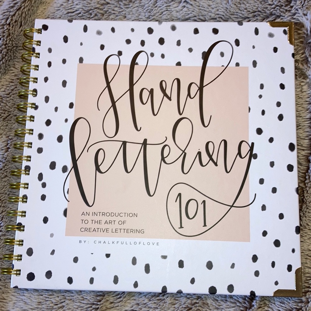 NEW Hand Lettering 101 (calligraphy) Book